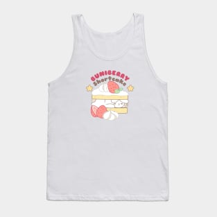 Sweet Delights: Cute Rabbit amidst Bunnyberry Shortcake Tank Top